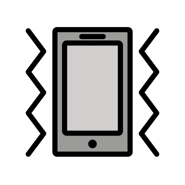 vibration mode transparent PNG icon, color version, 618 by 618 pixels