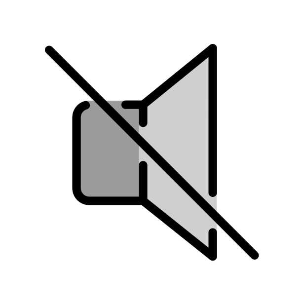 muted speaker transparent PNG icon, color version, 618 by 618 pixels