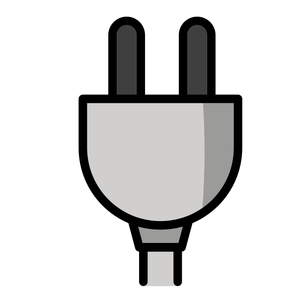 electric plug transparent PNG icon, color version, 618 by 618 pixels
