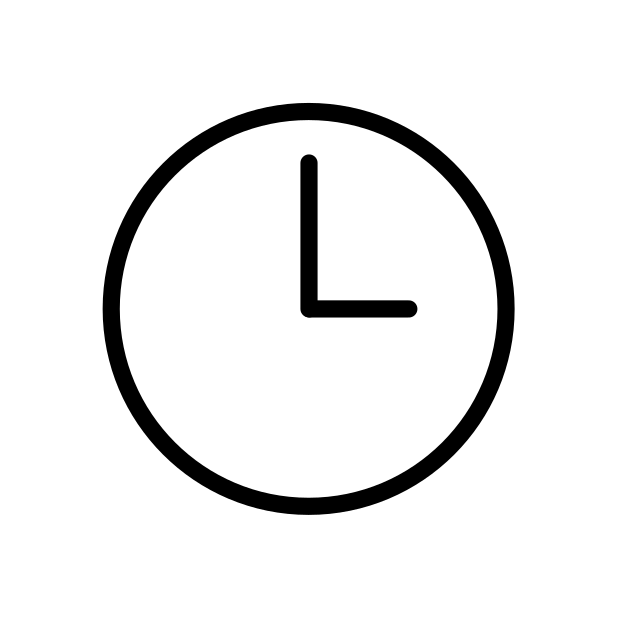 three o’clock transparent PNG icon, color version, 618 by 618 pixels