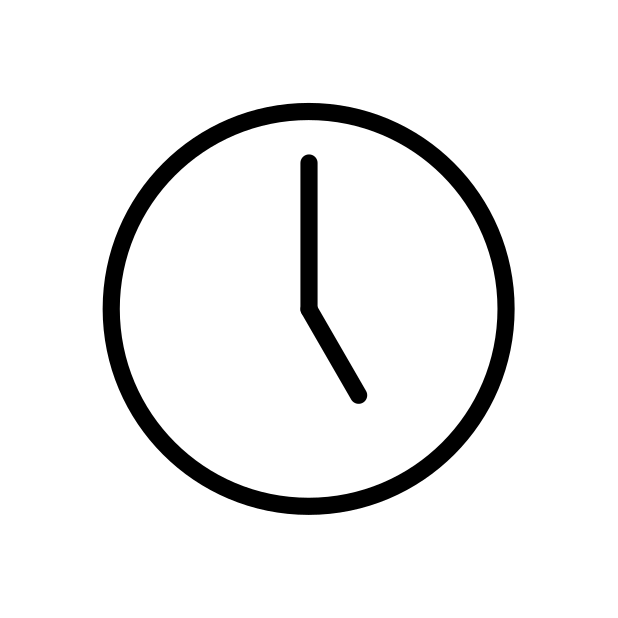 five o’clock transparent PNG icon, color version, 618 by 618 pixels