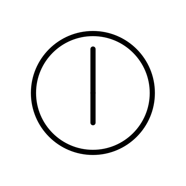 six o’clock transparent PNG icon, color version, 618 by 618 pixels