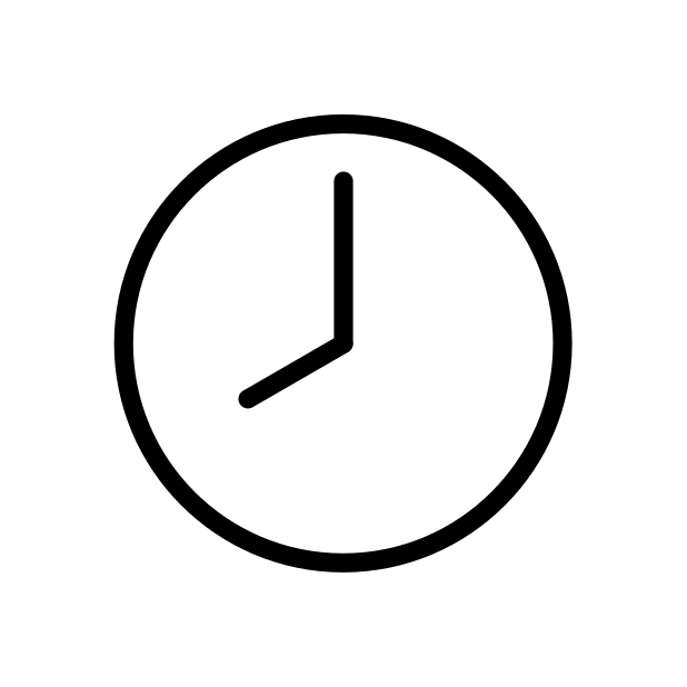 eight o’clock transparent PNG icon, color version, 618 by 618 pixels