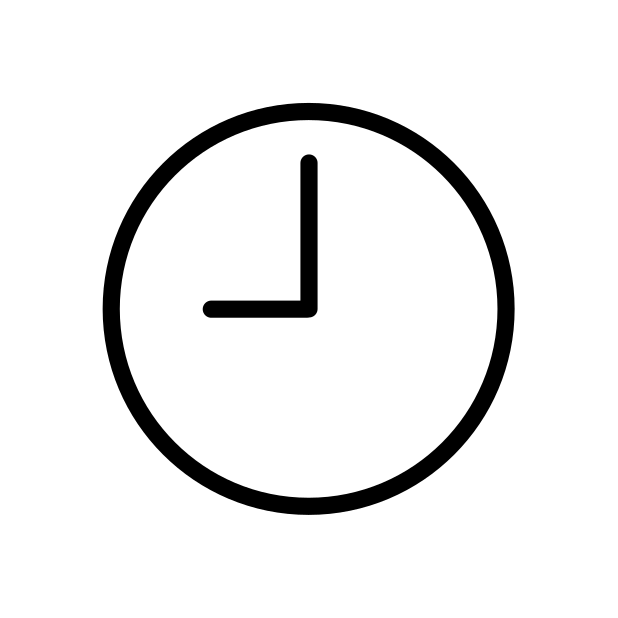 nine o’clock transparent PNG icon, color version, 618 by 618 pixels