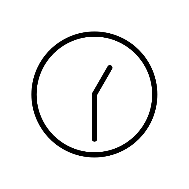 one-thirty transparent PNG icon, color version, 618 by 618 pixels