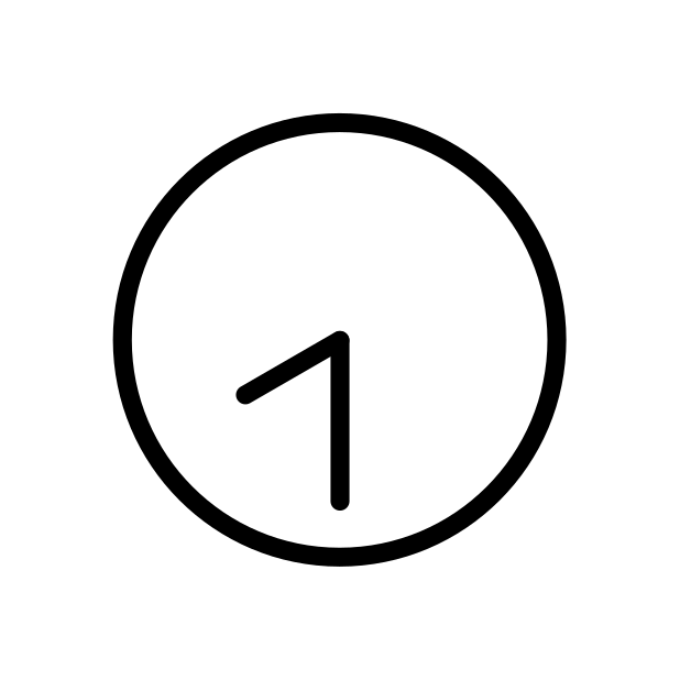 eight-thirty transparent PNG icon, color version, 618 by 618 pixels