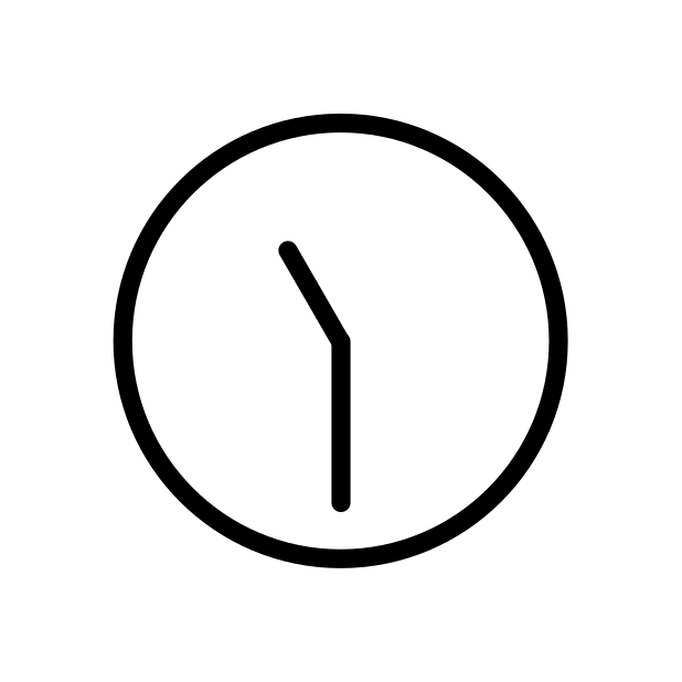 eleven-thirty transparent PNG icon, color version, 618 by 618 pixels