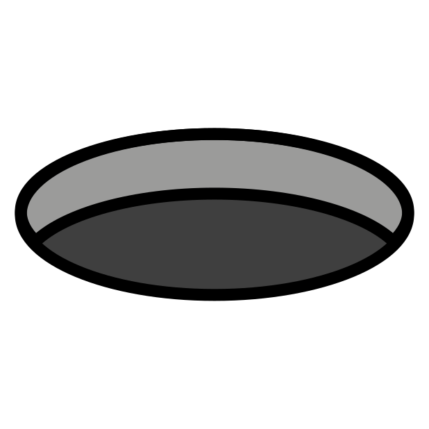 hole transparent PNG icon, color version, 618 by 618 pixels