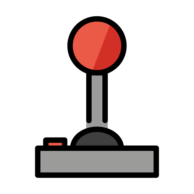 joystick transparent PNG icon, color version, 618 by 618 pixels