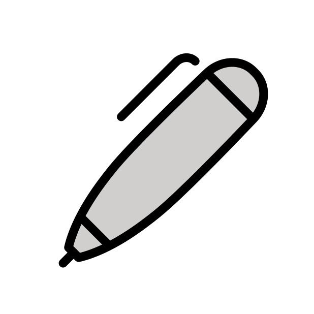 pen transparent PNG icon, color version, 618 by 618 pixels