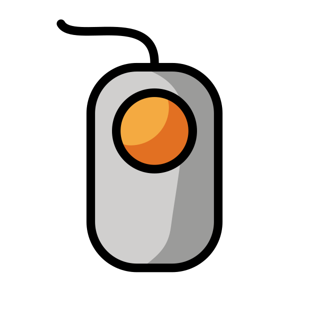 trackball transparent PNG icon, color version, 618 by 618 pixels
