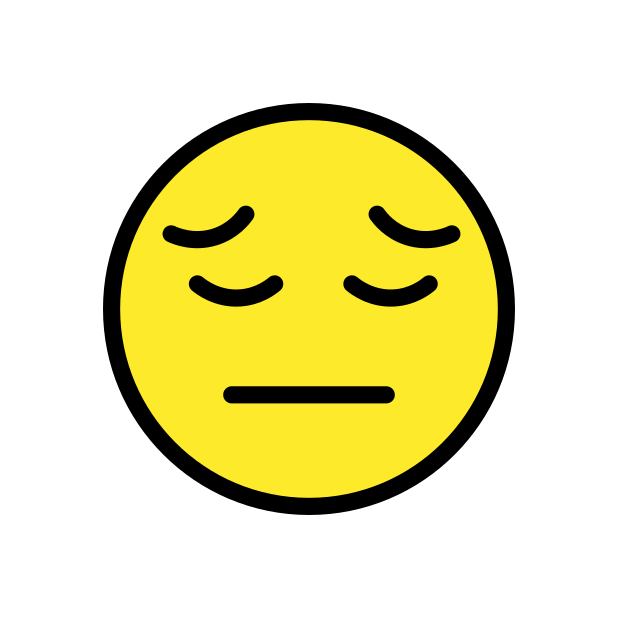 pensive face transparent PNG icon, color version, 618 by 618 pixels