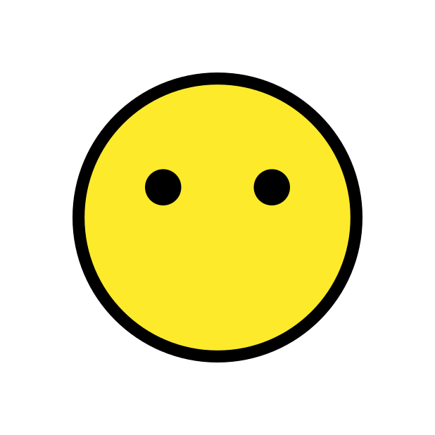 face without mouth transparent PNG icon, color version, 618 by 618 pixels