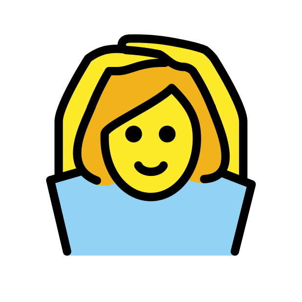 woman gesturing OK transparent PNG icon, color version, 618 by 618 pixels