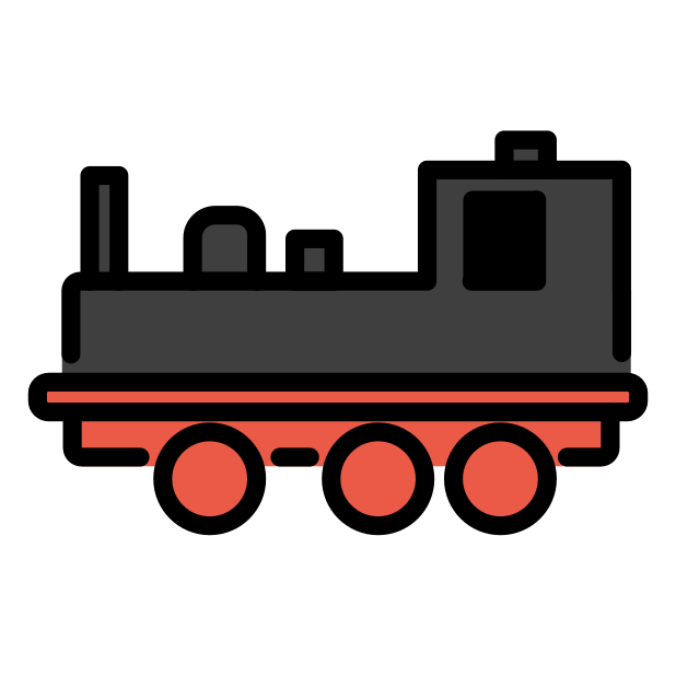 locomotive transparent PNG icon, color version, 618 by 618 pixels
