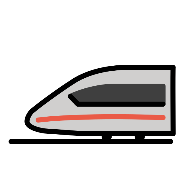 bullet train transparent PNG icon, color version, 618 by 618 pixels