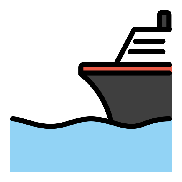 ship transparent PNG icon, color version, 618 by 618 pixels
