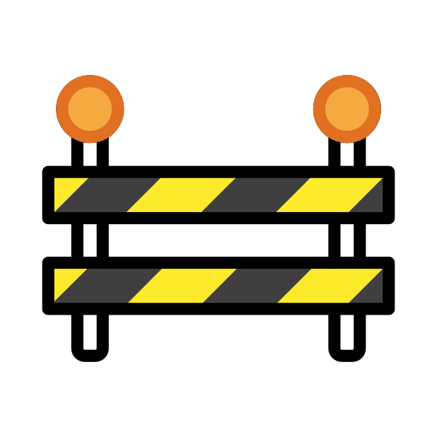construction transparent PNG icon, color version, 618 by 618 pixels