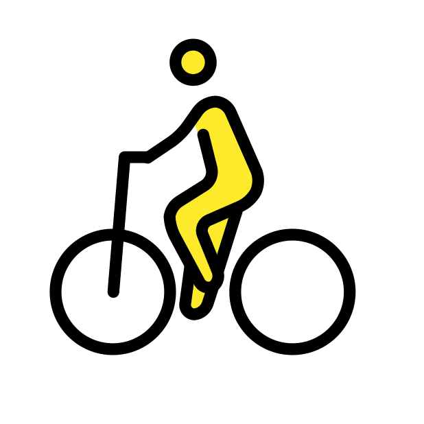 man biking transparent PNG icon, color version, 618 by 618 pixels