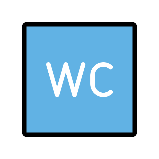 water closet transparent PNG icon, color version, 618 by 618 pixels