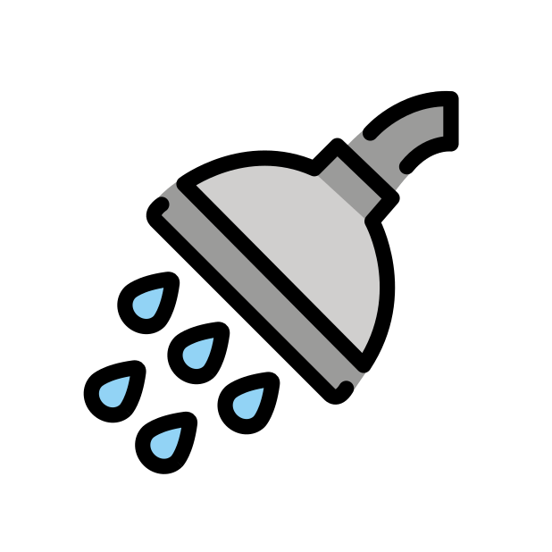 shower transparent PNG icon, color version, 618 by 618 pixels