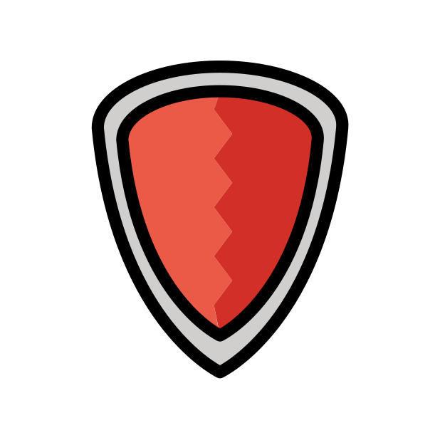 shield transparent PNG icon, color version, 618 by 618 pixels