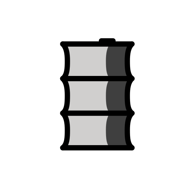 oil drum transparent PNG icon, color version, 618 by 618 pixels