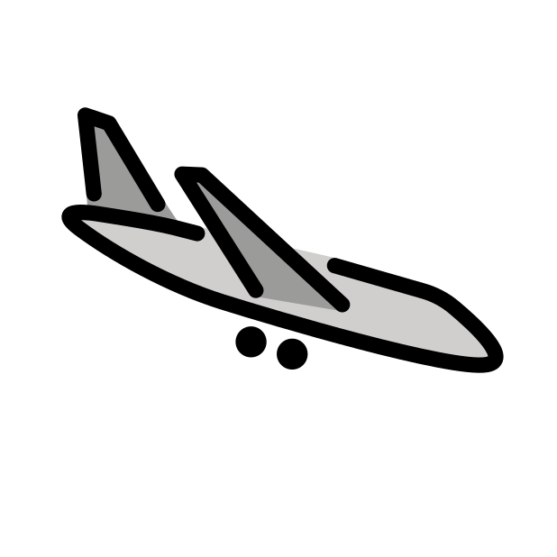 airplane arrival transparent PNG icon, color version, 618 by 618 pixels