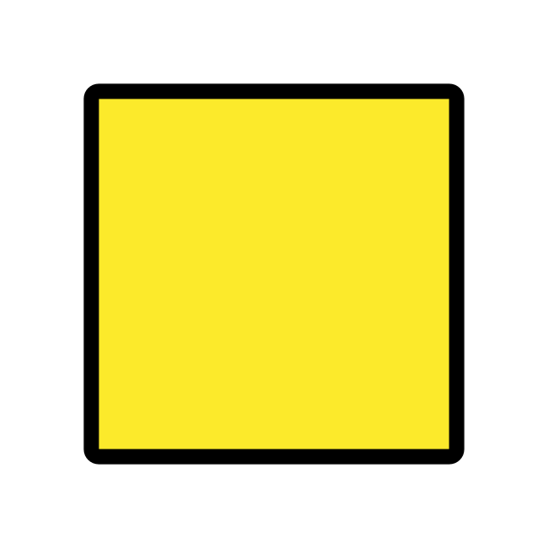 yellow square transparent PNG icon, color version, 618 by 618 pixels