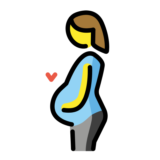 pregnant woman transparent PNG icon, color version, 618 by 618 pixels
