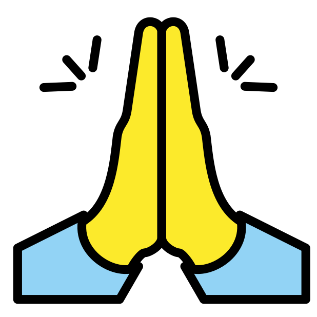 palms up together transparent PNG icon, color version, 618 by 618 pixels