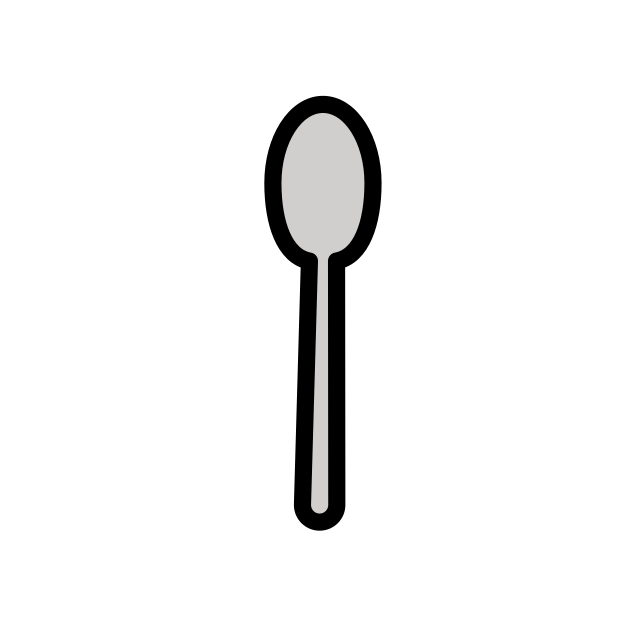 spoon transparent PNG icon, color version, 618 by 618 pixels