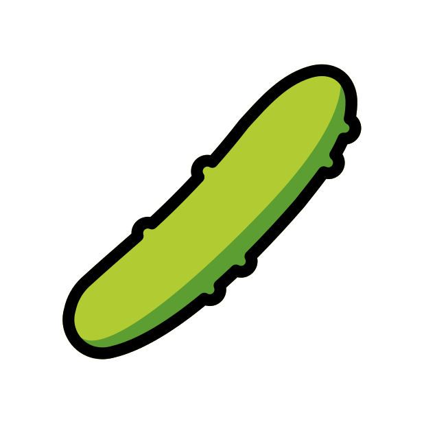 cucumber transparent PNG icon, color version, 618 by 618 pixels