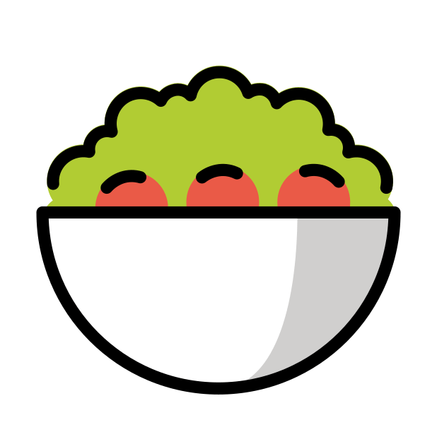 green salad transparent PNG icon, color version, 618 by 618 pixels