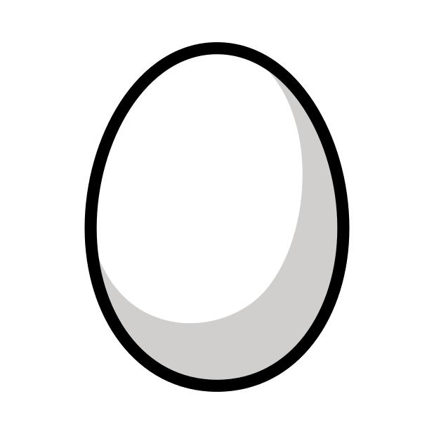 egg transparent PNG icon, color version, 618 by 618 pixels