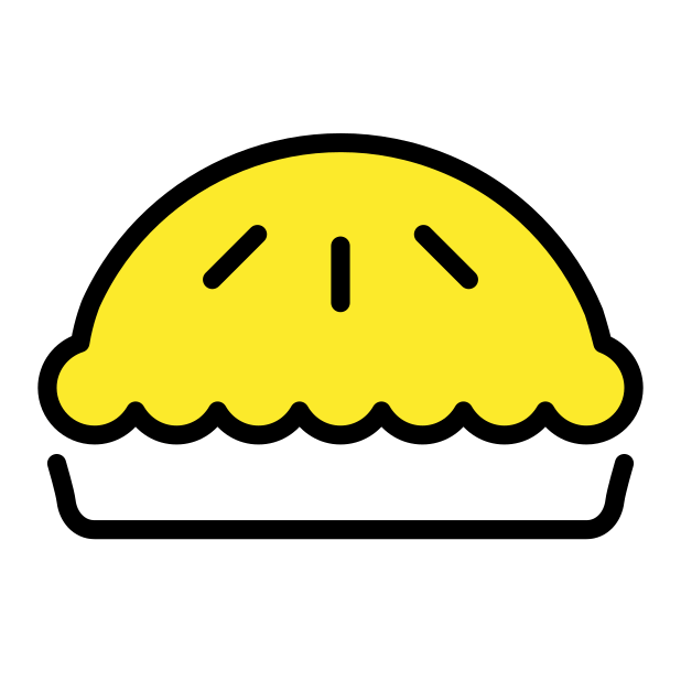pie transparent PNG icon, color version, 618 by 618 pixels
