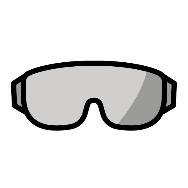 goggles transparent PNG icon, color version, 618 by 618 pixels