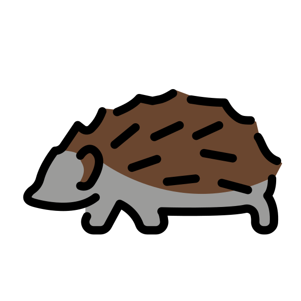 hedgehog transparent PNG icon, color version, 618 by 618 pixels