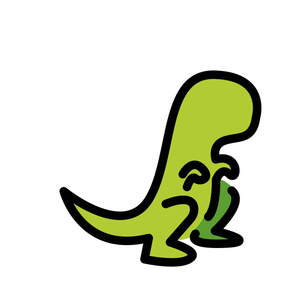 T-Rex transparent PNG icon, color version, 618 by 618 pixels