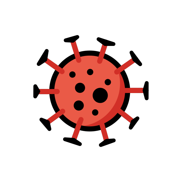 microbe transparent PNG icon, color version, 618 by 618 pixels