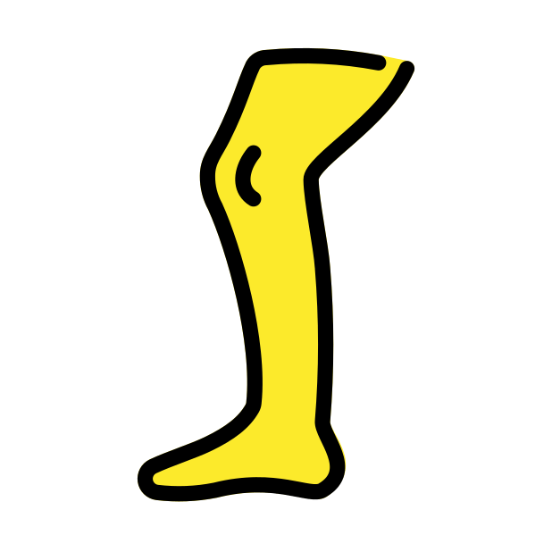 leg transparent PNG icon, color version, 618 by 618 pixels