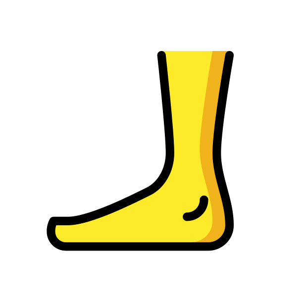 foot transparent PNG icon, color version, 618 by 618 pixels