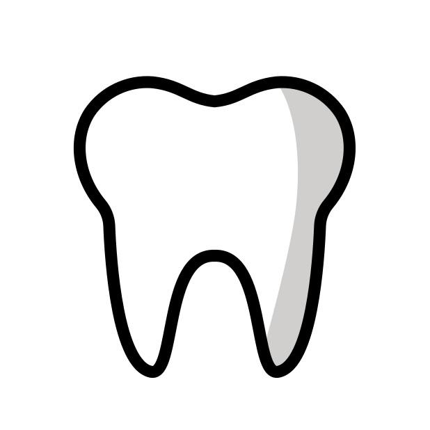 tooth transparent PNG icon, color version, 618 by 618 pixels