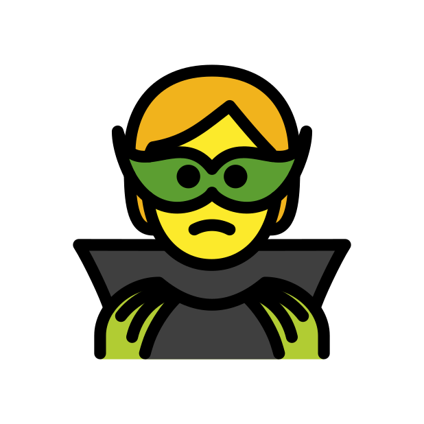 supervillain transparent PNG icon, color version, 618 by 618 pixels