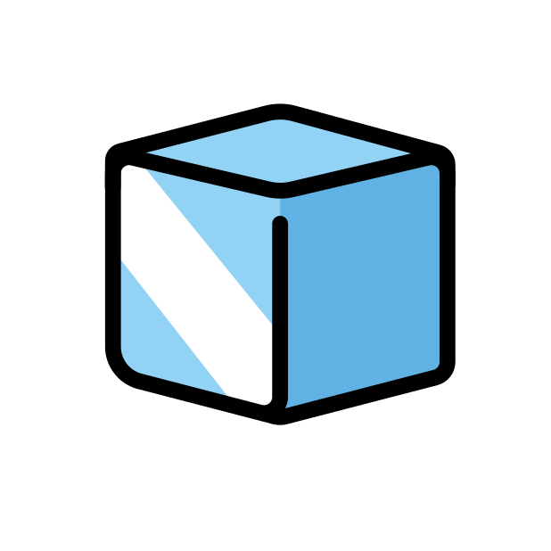 ice transparent PNG icon, color version, 618 by 618 pixels