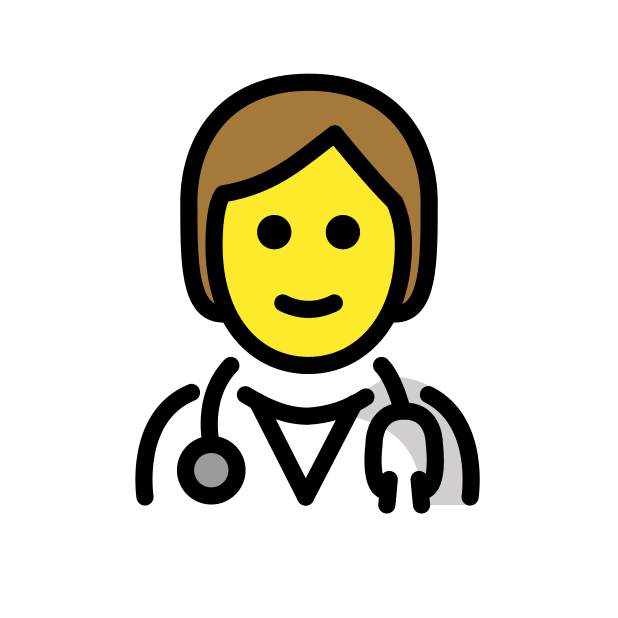 health worker transparent PNG icon, color version, 618 by 618 pixels