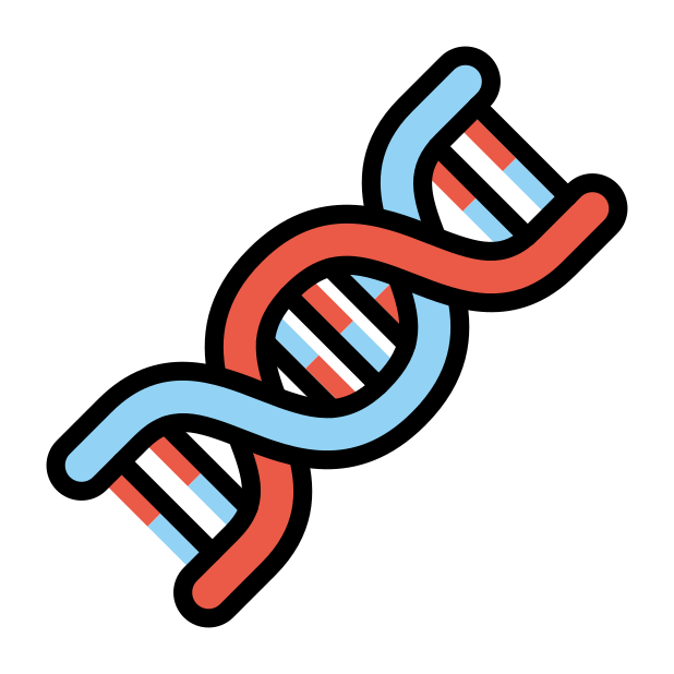 dna transparent PNG icon, color version, 618 by 618 pixels