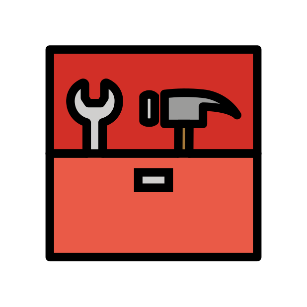 toolbox transparent PNG icon, color version, 618 by 618 pixels
