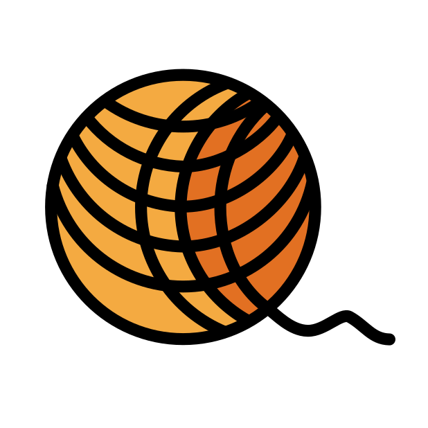 yarn transparent PNG icon, color version, 618 by 618 pixels