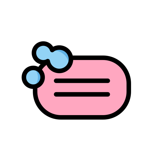 soap transparent PNG icon, color version, 618 by 618 pixels